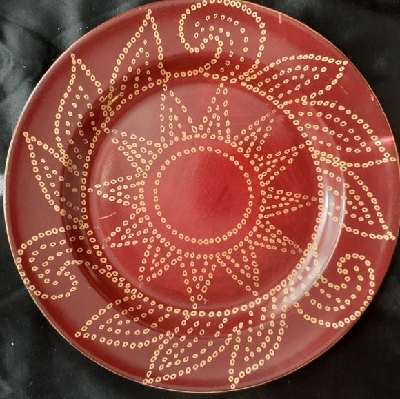 Pier 1 Vtg {4} Boho Matira Salad Plate Set of 4 - Picture 3 of 16